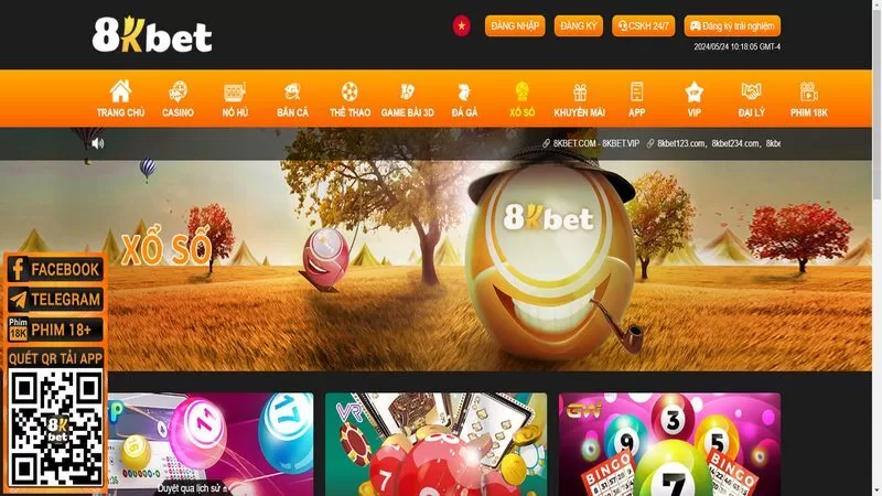 8Kbet cung cấp rất nhiều hình thức cược xổ số lô đề hấp dẫn 8Kbet cung cấp rất nhiều hình thức cược xổ số lô đề hấp dẫn