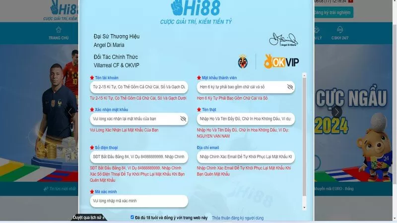 Hướng dẫn đăng ký thành viên mà người mới nên tham khảo Hướng dẫn đăng ký thành viên mà người mới nên tham khảo
